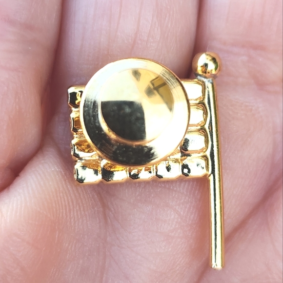 Nordstrom Jewelry Patriotic Swarovski Crystal Flag & Eagle Lapel Pins - Picture 3 of 5